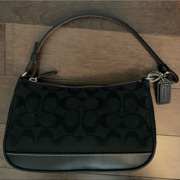 Coach Handbags - AUTHENTIC Black Coach mini purse